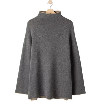 Rollkragenpullover Damen Holebrook Sally Gris XS Femme Rollkragenpullover Damen Holebrook Sally Gris XS Femme