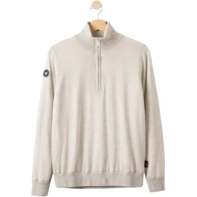Pullover mit Reißverschlusskragen, Damen Holebrook Nelly Gris M Femme Pullover mit Reißverschlusskragen, Damen Holebrook Nelly Gris M Femme