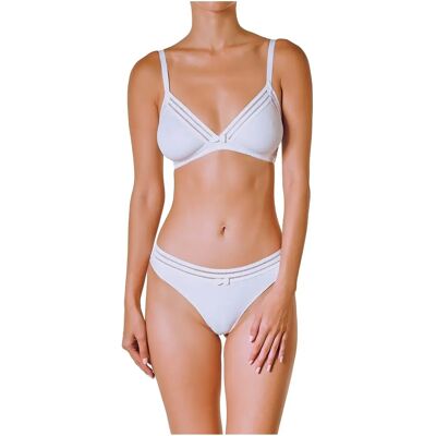Baumwoll-BH, Damen Huit Blanc 85B Femme Baumwoll-BH, Damen Huit Blanc 85B Femme
