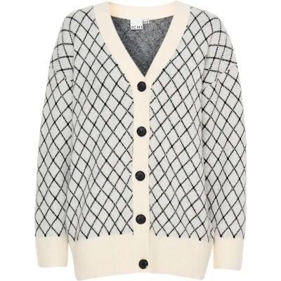 Strickjacke, Damen Ichi IHAlvino Blanc S Femme Strickjacke, Damen Ichi IHAlvino Blanc S Femme
