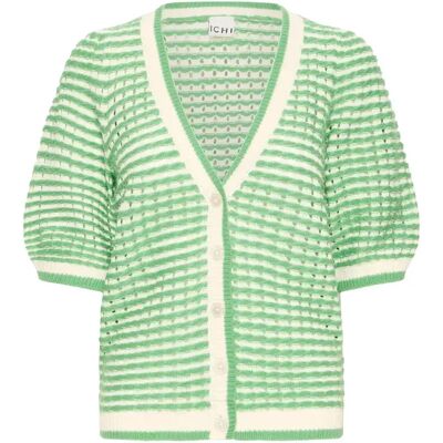 Strickjacke, Damen Ichi IHArdina 3 Blanc M Femme Strickjacke, Damen Ichi IHArdina 3 Blanc M Femme