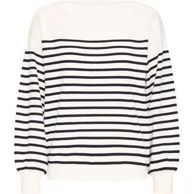 Pullover mit U-Boot-Kragen Damen Ichi Luls Bleu M Femme Pullover mit U-Boot-Kragen Damen Ichi Luls Bleu M Femme