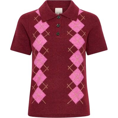 Pullover Damen Ichi Dasila Rouge L Femme Pullover Damen Ichi Dasila Rouge L Femme