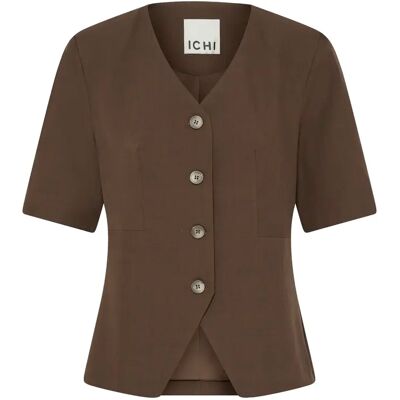 Damenbluse Ichi Fava Marron 38 Femme Damenbluse Ichi Fava Marron 38 Femme