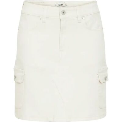 Minirock Damen Ichi Ziggy SK4 Blanc 40 Femme Minirock Damen Ichi Ziggy SK4 Blanc 40 Femme