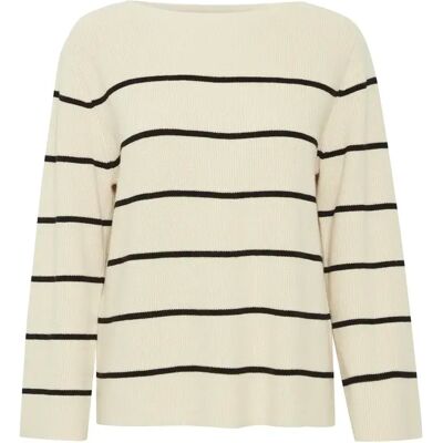 Pullover Damen Ichi Boston 6 Beige L Femme Pullover Damen Ichi Boston 6 Beige L Femme