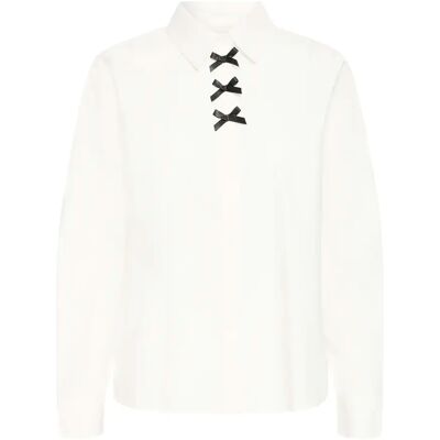 Langärmelige Bluse, Damen Ichi Hannah Blanc 40 Femme Langärmelige Bluse, Damen Ichi Hannah Blanc 40 Femme