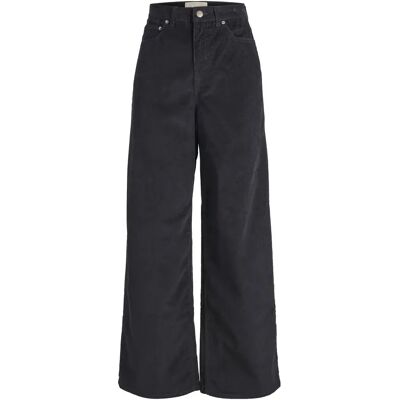 Breite Hose mit hoher Taille aus Samt für Frauen Jack & Jones Gelly SN Noir 29x30 Femme Breite Hose mit hoher Taille aus Samt für Frauen Jack & Jones Gelly SN Noir 29x30 Femme