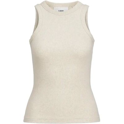 Geripptes Tanktop Damen Jack & Jones Forest STR Blanc S Femme Geripptes Tanktop Damen Jack & Jones Forest STR Blanc S Femme