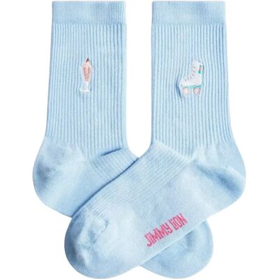 Socken für Frauen Jimmy Lion Rollin’ Ice Cream Bleu 36/41 Femme Socken für Frauen Jimmy Lion Rollin’ Ice Cream Bleu 36/41 Femme