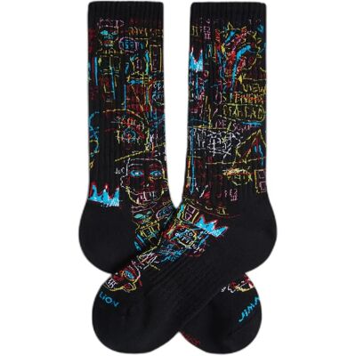 Socken Jimmy Lion Basquiat Kings of Egypt Noir 36/40 Mixte Socken Jimmy Lion Basquiat Kings of Egypt Noir 36/40 Mixte