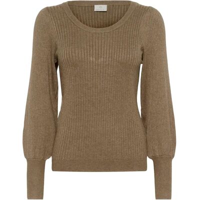 Pullover Damen KAFFE Dora Knit Marron 2XL Femme Pullover Damen KAFFE Dora Knit Marron 2XL Femme