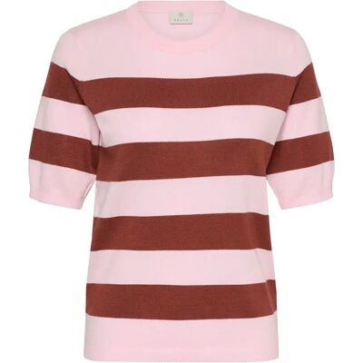 Gestreifter Pullover Damen KAFFE Lizza Knit Rose L Femme Gestreifter Pullover Damen KAFFE Lizza Knit Rose L Femme