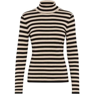 Pullover mit Stehkragen, Damen KAFFE KALizza Ea Marron XL Femme Pullover mit Stehkragen, Damen KAFFE KALizza Ea Marron XL Femme