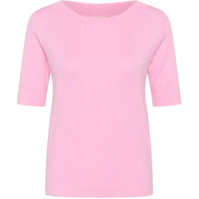 Pullover mit U-Boot-Kragen Damen KAFFE Lizza Solid Rose 2XL Femme Pullover mit U-Boot-Kragen Damen KAFFE Lizza Solid Rose 2XL Femme