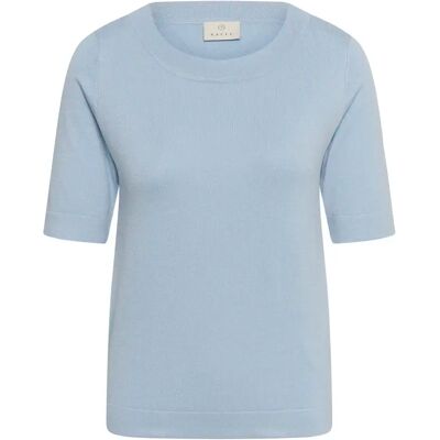 Pullover mit U-Boot-Kragen Damen KAFFE Lizza Solid Bleu M Femme Pullover mit U-Boot-Kragen Damen KAFFE Lizza Solid Bleu M Femme