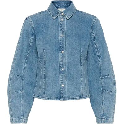 Langarmhemd Denim Damen KAFFE KAValis Bleu 40 Femme Langarmhemd Denim Damen KAFFE KAValis Bleu 40 Femme