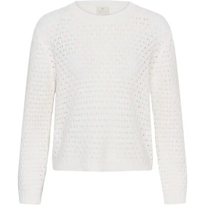 Pullover Damen KAFFE KASilja Blanc XS Femme Pullover Damen KAFFE KASilja Blanc XS Femme
