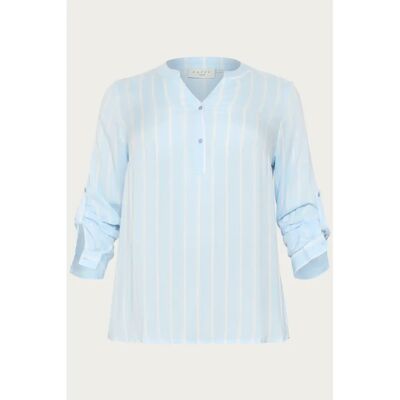 Langärmelige Bluse, Damen KAFFE Curve Sida Bleu 54 Femme Langärmelige Bluse, Damen KAFFE Curve Sida Bleu 54 Femme