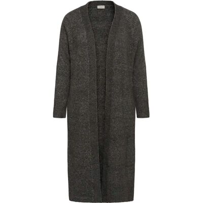 Damen-Langstrickjacke KAFFE Curve KCRinye Gris M Femme Damen-Langstrickjacke KAFFE Curve KCRinye Gris M Femme