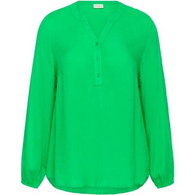Langärmelige Bluse, Damen KAFFE Curve Mahlena Vert 42 Femme Langärmelige Bluse, Damen KAFFE Curve Mahlena Vert 42 Femme