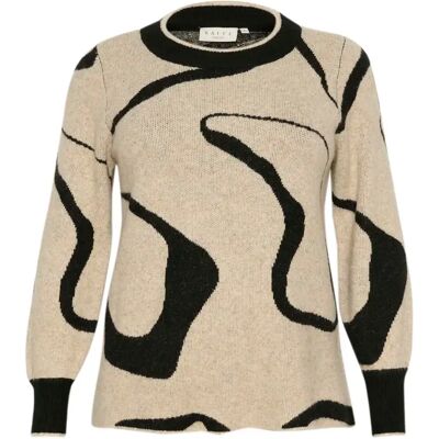 Pullover Damen KAFFE Curve Vilma Beige XL Femme Pullover Damen KAFFE Curve Vilma Beige XL Femme