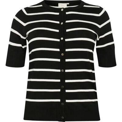 Damen Kurzarm-Cardigan KAFFE Curve Lizzy Noir S Femme Damen Kurzarm-Cardigan KAFFE Curve Lizzy Noir S Femme