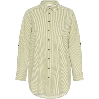Damentunika KAFFE Curve Nana Striped Beige 54 Femme Damentunika KAFFE Curve Nana Striped Beige 54 Femme