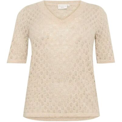 Pullover Damen KAFFE Curve Loura Beige S Femme Pullover Damen KAFFE Curve Loura Beige S Femme
