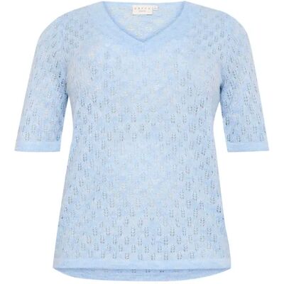 Pullover Damen KAFFE Curve Loura Bleu XL Femme Pullover Damen KAFFE Curve Loura Bleu XL Femme
