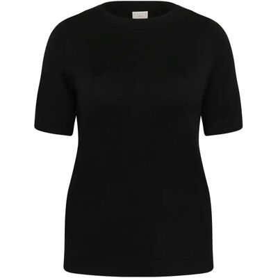 Pullover mit U-Boot-Kragen Damen KAFFE Curve Lizzy Noir M Femme Pullover mit U-Boot-Kragen Damen KAFFE Curve Lizzy Noir M Femme