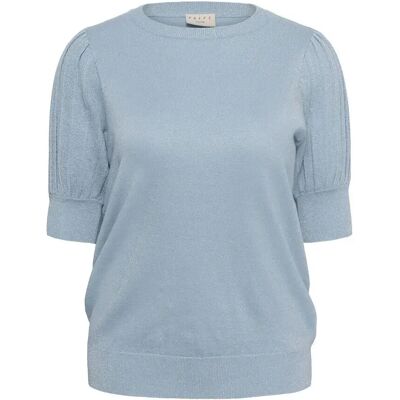 Pullover Damen KAFFE Curve Regitta Pleat Bleu M Femme Pullover Damen KAFFE Curve Regitta Pleat Bleu M Femme
