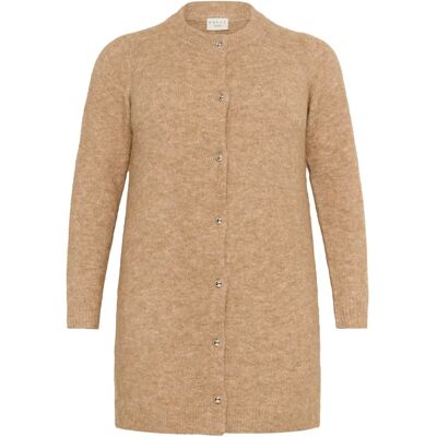 Strickjacke, Damen KAFFE Curve KCRuby Marron S Femme Strickjacke, Damen KAFFE Curve KCRuby Marron S Femme