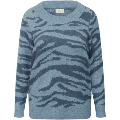 Pullover Damen KAFFE Curve Sandia Bleu S Femme Pullover Damen KAFFE Curve Sandia Bleu S Femme