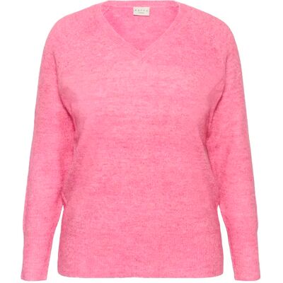 Damen V-Ausschnitt Pulli KAFFE Curve Niela Rose S Femme Damen V-Ausschnitt Pulli KAFFE Curve Niela Rose S Femme