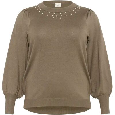 Pullover Damen KAFFE Curve Rahina Marron M Femme Pullover Damen KAFFE Curve Rahina Marron M Femme