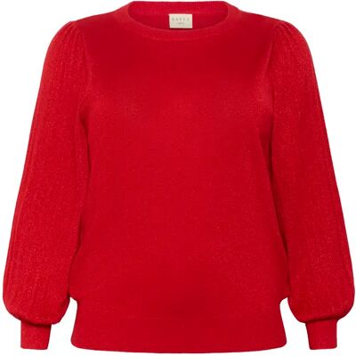 Pullover Damen KAFFE Curve Regitta Pleat Rouge S Femme Pullover Damen KAFFE Curve Regitta Pleat Rouge S Femme