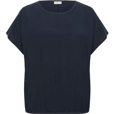 Bluse, kurzärmelig, Damen KAFFE Curve Nana Bleu 44 Femme Bluse, kurzärmelig, Damen KAFFE Curve Nana Bleu 44 Femme
