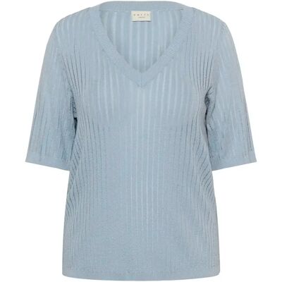 Pullover Damen KAFFE Curve Abeline Bleu L Femme Pullover Damen KAFFE Curve Abeline Bleu L Femme