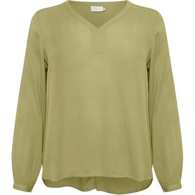 Langärmelige Bluse, Damen KAFFE Curve Ami Vert 52 Femme Langärmelige Bluse, Damen KAFFE Curve Ami Vert 52 Femme