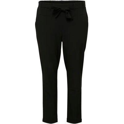 Kaffe Curve - Gürtelhose - Schwarz - 48 Damenhosen Kaffe Curve - Gürtelhose - Schwarz - 48 Damenhosen