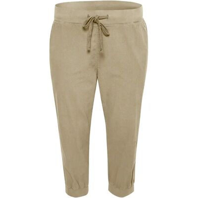 Damen Caprihose KAFFE Curve Nana Beige 52 Femme Damen Caprihose KAFFE Curve Nana Beige 52 Femme