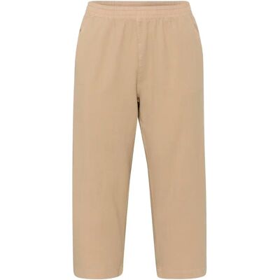 KAFFE kcNana Culotte Pants - Beige - Women KAFFE kcNana Culotte Pants - Beige - Women