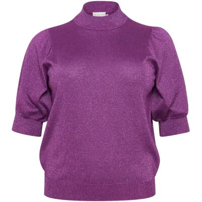 Pullover mit Rollkragen Damen KAFFE Curve Regitta Violet M Femme Pullover mit Rollkragen Damen KAFFE Curve Regitta Violet M Femme