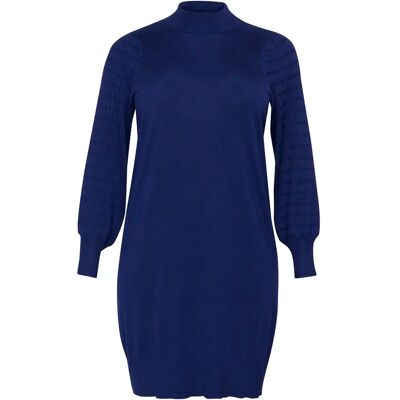 Pulloverkleid Damen KAFFE Curve Lini Bleu M Femme Pulloverkleid Damen KAFFE Curve Lini Bleu M Femme