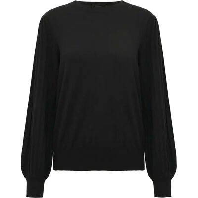 Strickpullover, Damen KAFFE Lone Noir L Femme Strickpullover, Damen KAFFE Lone Noir L Femme