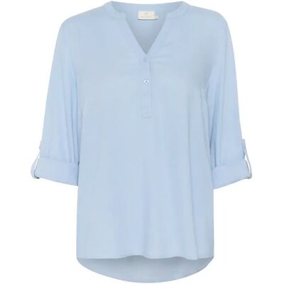 Langärmelige Bluse, Damen KAFFE Milia Bleu 40 Femme Langärmelige Bluse, Damen KAFFE Milia Bleu 40 Femme