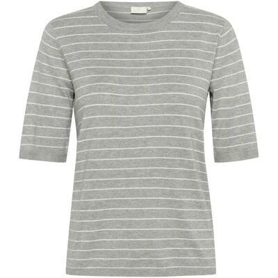 T-Shirt KAFFE Lizza Gris M Femme T-Shirt KAFFE Lizza Gris M Femme