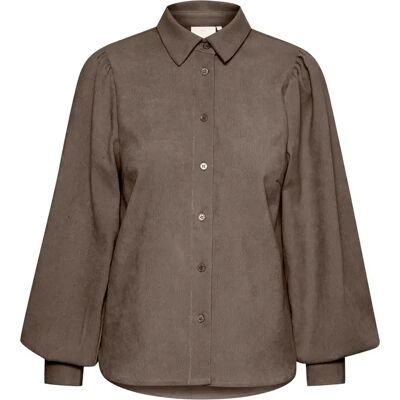 Langarmshirt Damen KAFFE Hermine Marron 40 Femme Langarmshirt Damen KAFFE Hermine Marron 40 Femme