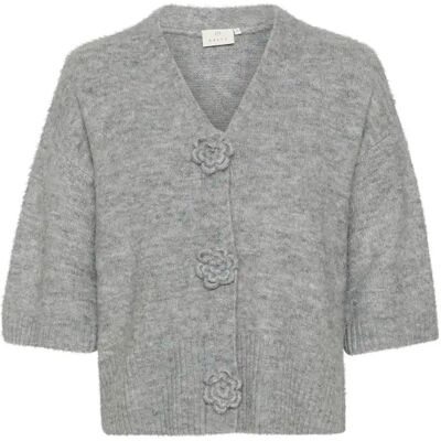 Strickjacke, Damen KAFFE Rosie Gris S Femme Strickjacke, Damen KAFFE Rosie Gris S Femme